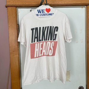 White Talking Heads T-Shirt, Size M.